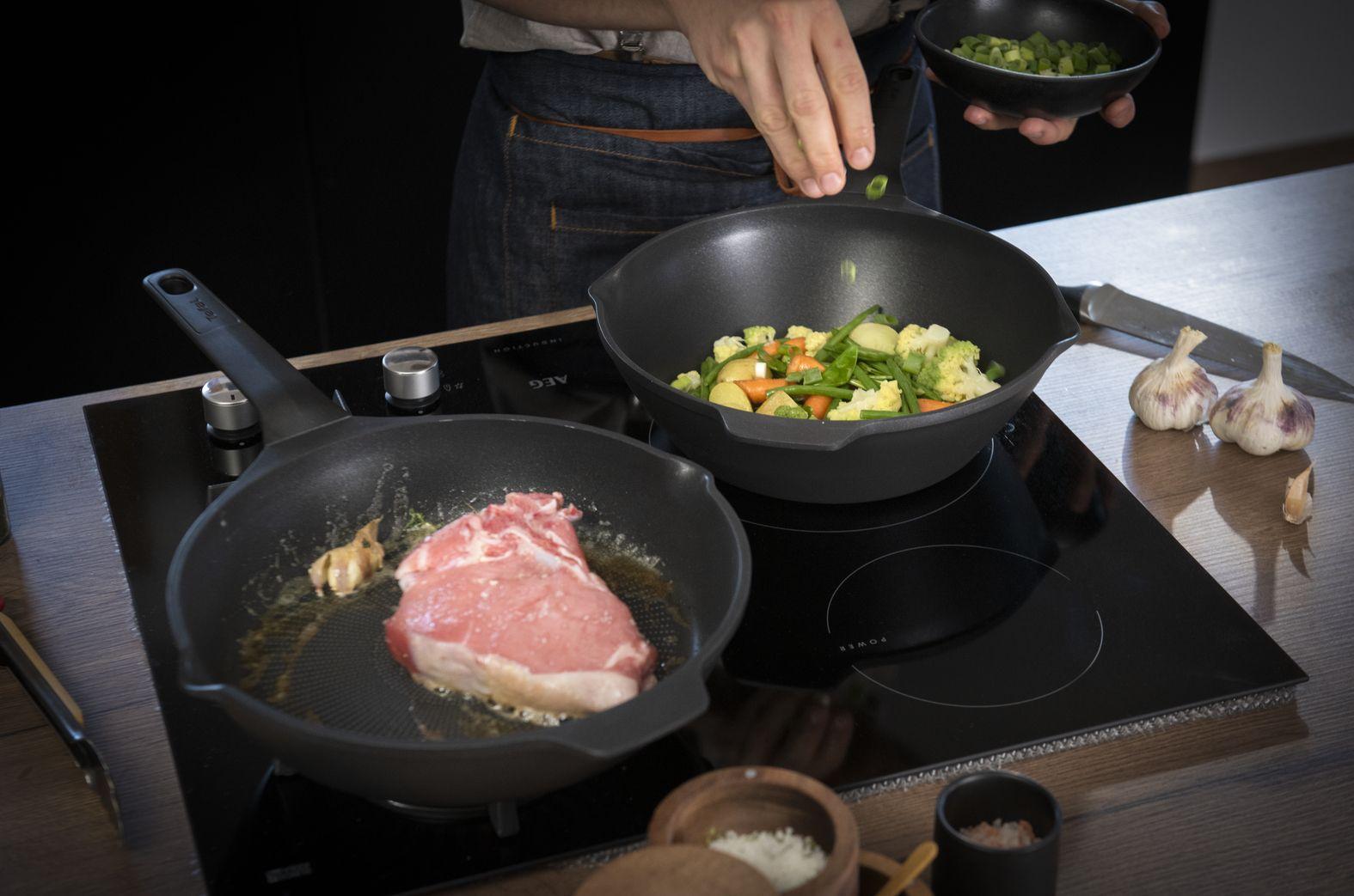 Wok TEFAL Robusto E24919 (Altura 11,8 cm - Preto), miniatura 5