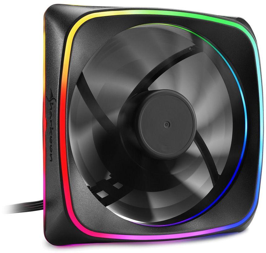 Ventoinha para Caixa de Computador SHARKOON (Não suportado - RGB - Preto), miniatura 4