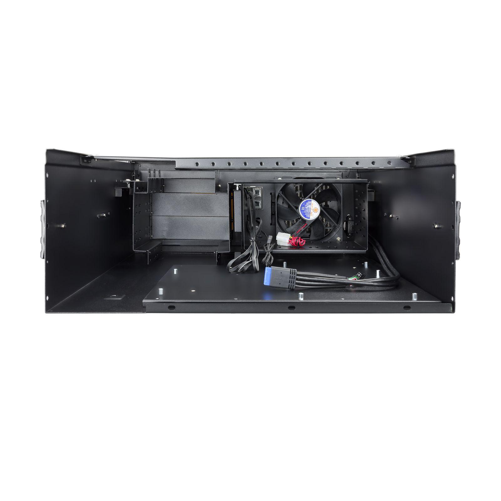 Caixa PC Rack TOOQ RACK-406N-USB3 (2 x USB 3.0 - Rack de pendurar na parede - Preto) — miniatura 5