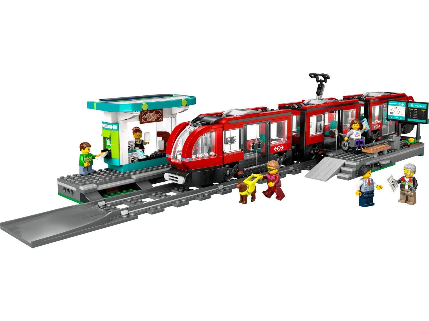LEGO 60423 City Elétrico e Estação na Baixa (7+ anos - 811 peças)