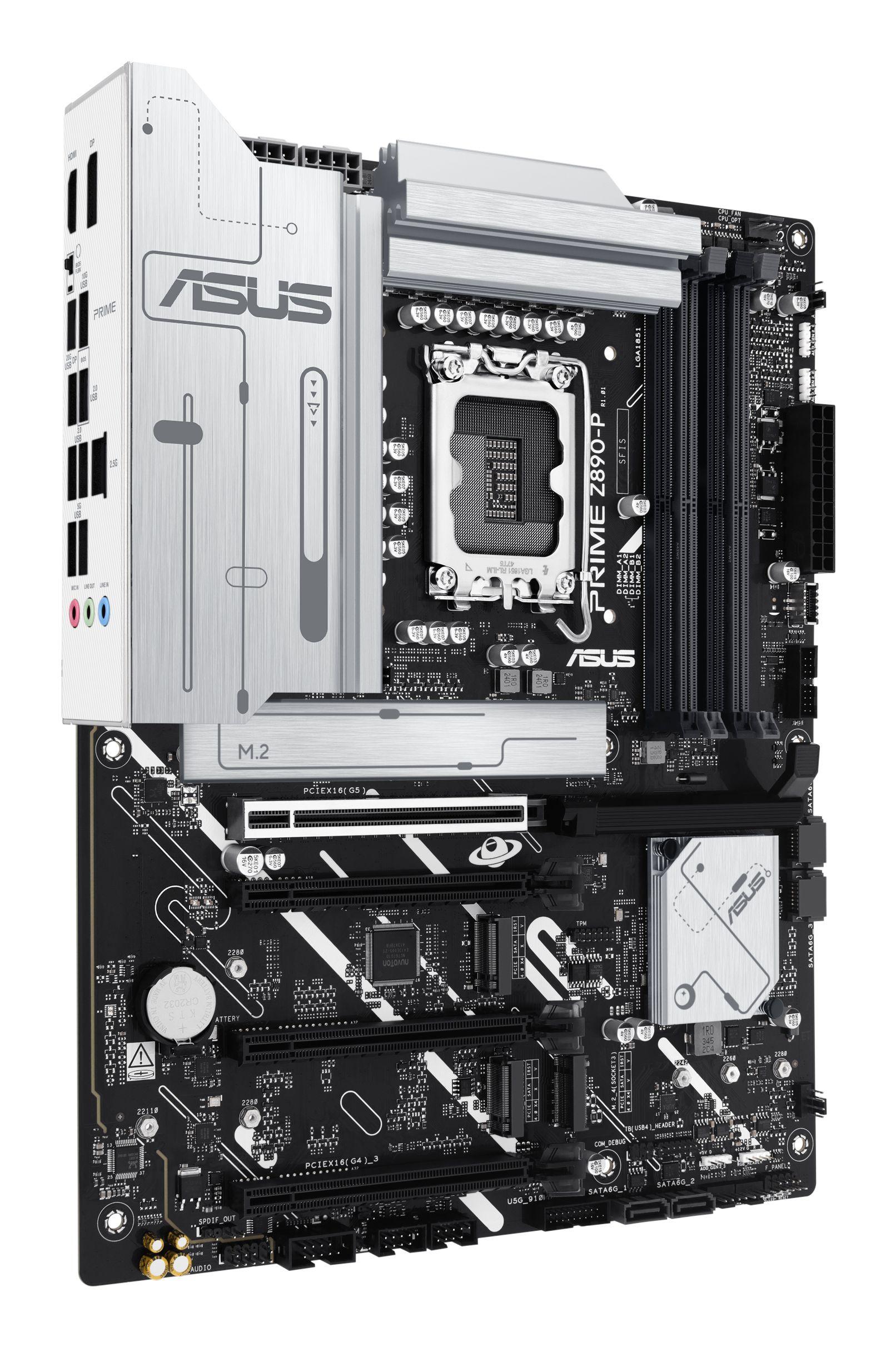 Motherboard ASUS PRIME Z890-P (LGA 1851 (Socket V1) - Intel Core Ultra - ATX - Preto), miniatura 4