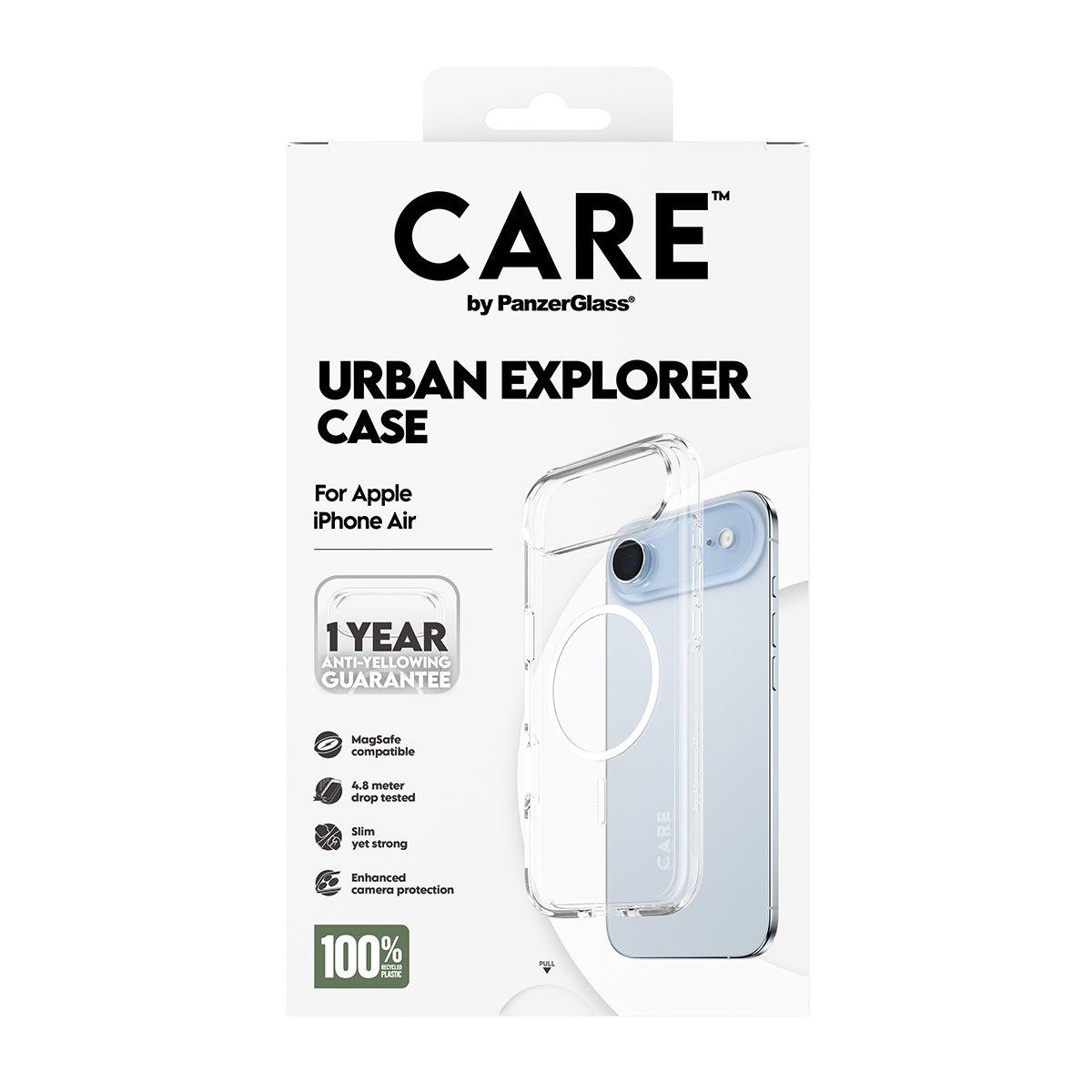 Capa PANZERGLASS CARE™ by Urban Explorer para iPhone Air (Apple - Transparente), miniatura 3