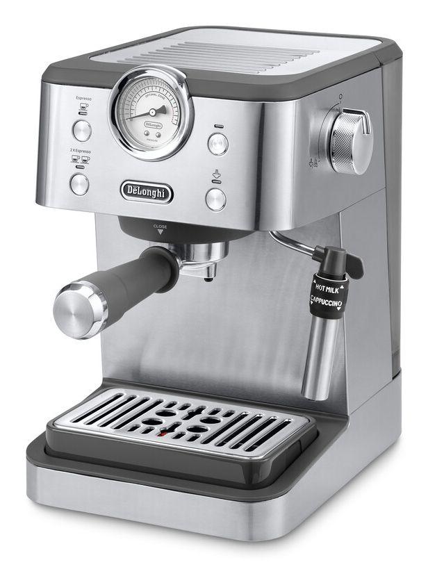 Máquina de Café Manual DELONGHI Classic EM450.M (Café moído - 1325 W - 15 bar - Preto/Inox), miniatura 2