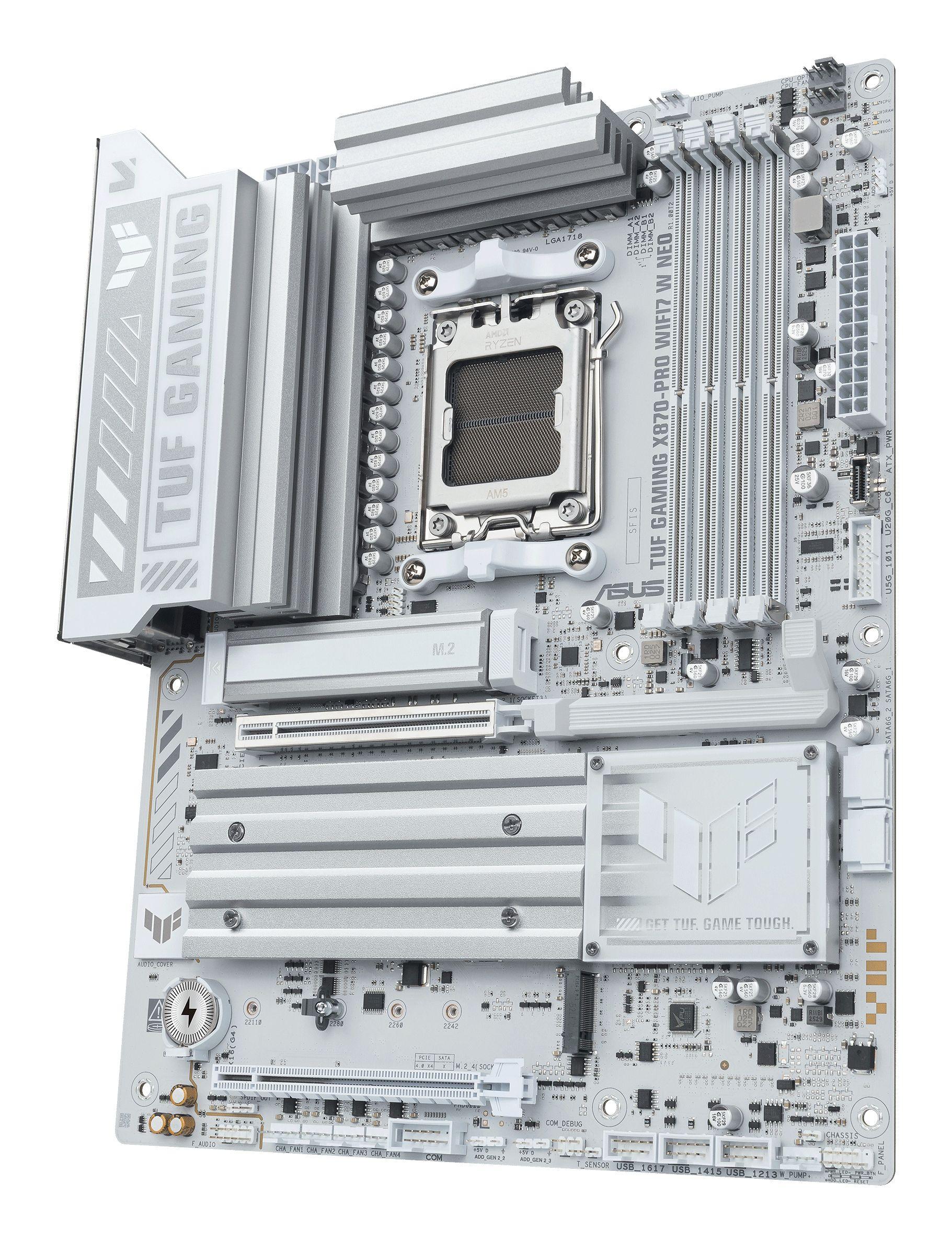 Motherboard ASUS TUF GAMING X870-PRO WIFI7 W NEO (AM5 - ATX - Duplo canal - Branco), miniatura 3