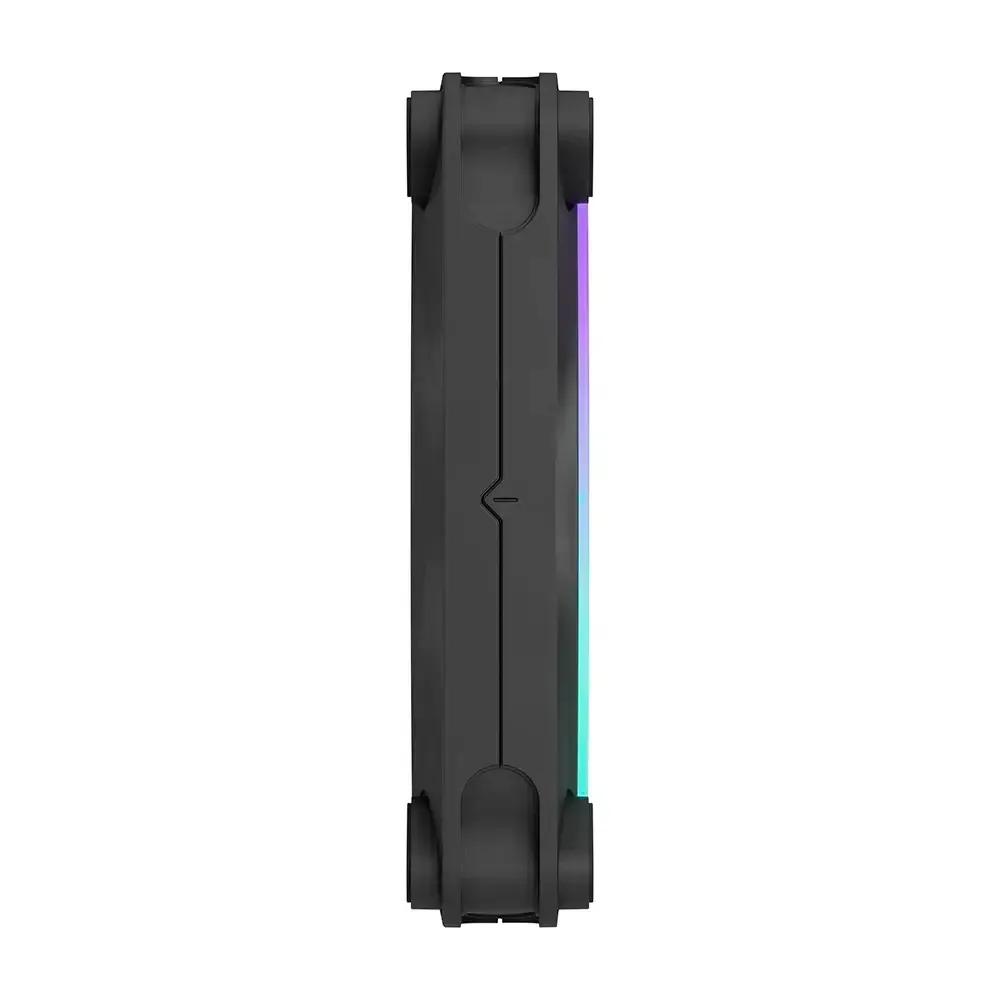 Ventoinhas para Caixa FRACTAL DESIGN Momentum 12 RGB 3-Pack (Multicolorida - Preto) — miniatura 4