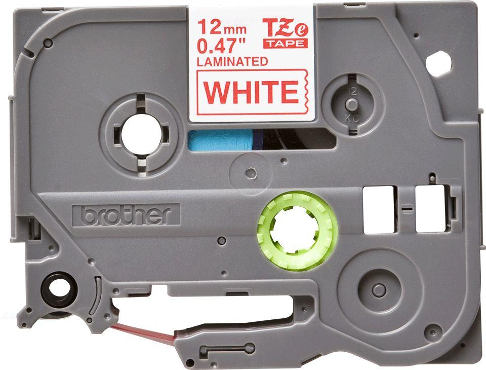 Fita de Etiquetas BROTHER TZe-232 (Vermelho sobre Branco), miniatura 3