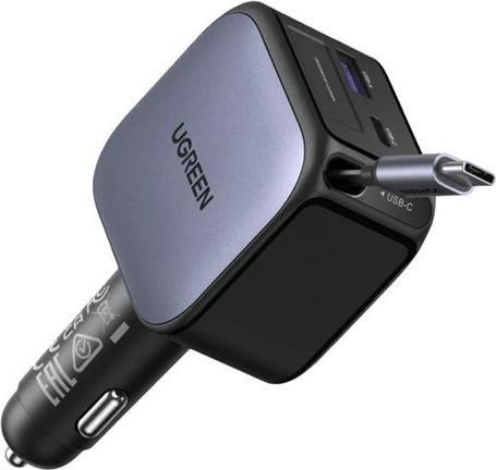 Carregador de Isqueiro UGREEN EC602 (60 W - Cinzento)