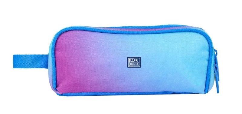 Estojo Triplo OXFORD Gradient (RPET - Azul Mystic Blue)
