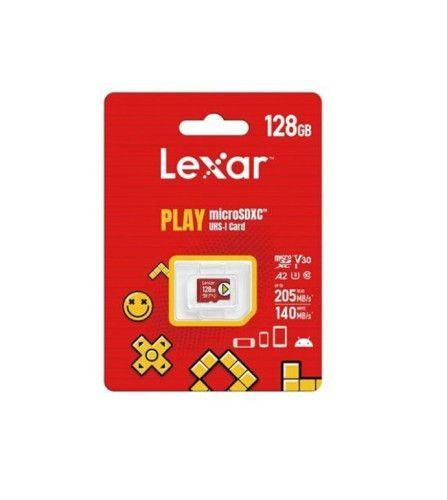 Cartão de Memória LEXAR PLAY 128GB (128GB - Classe 10 - Até 205 MB/s - Preto)