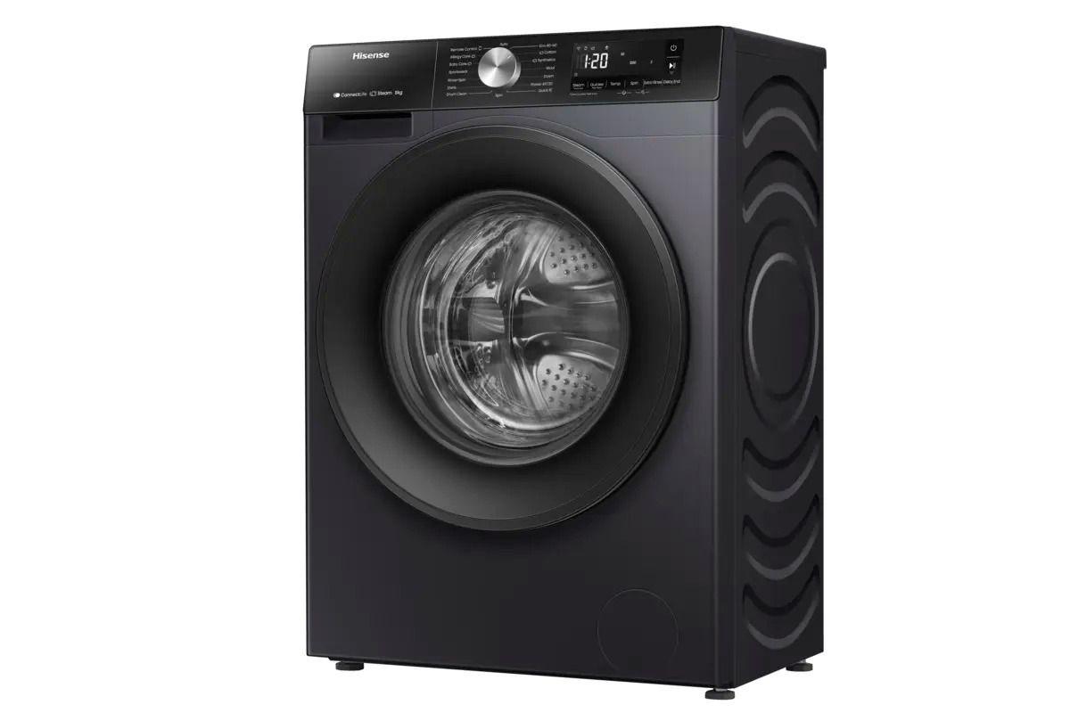 Máquina de Lavar Roupa Independente HISENSE WF3S8043BB3 (1400 RPM - B - A - Preto), miniatura 2