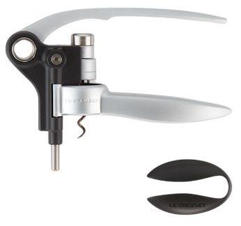 Saca-Rolhas de Alavanca LE CREUSET LM-250s (Termoplástico - Preto e Prateado)