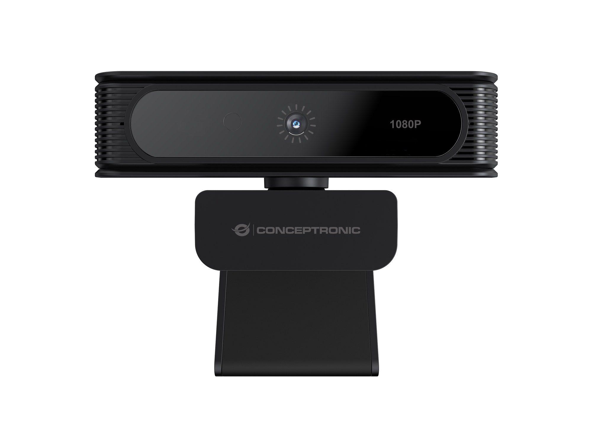 Webcam CONCEPTRONIC AMDIS09B (2 MP - 30 fps - 1920 x 1080 pixels - Preto) — miniatura 2