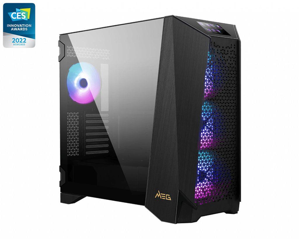 Caixa PC MSI MEG PROSPECT 700R (Midi Tower - EATX, Mini-ITX, ATX, micro-ATX - Vidro temperado, metal - Preto)