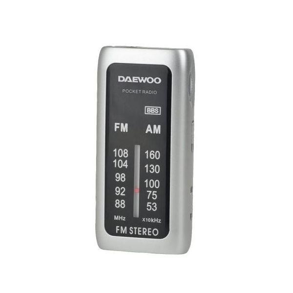 Rádio Portátil DAEWOO DW1129 (3.5 mm - Prateado) — miniatura 4