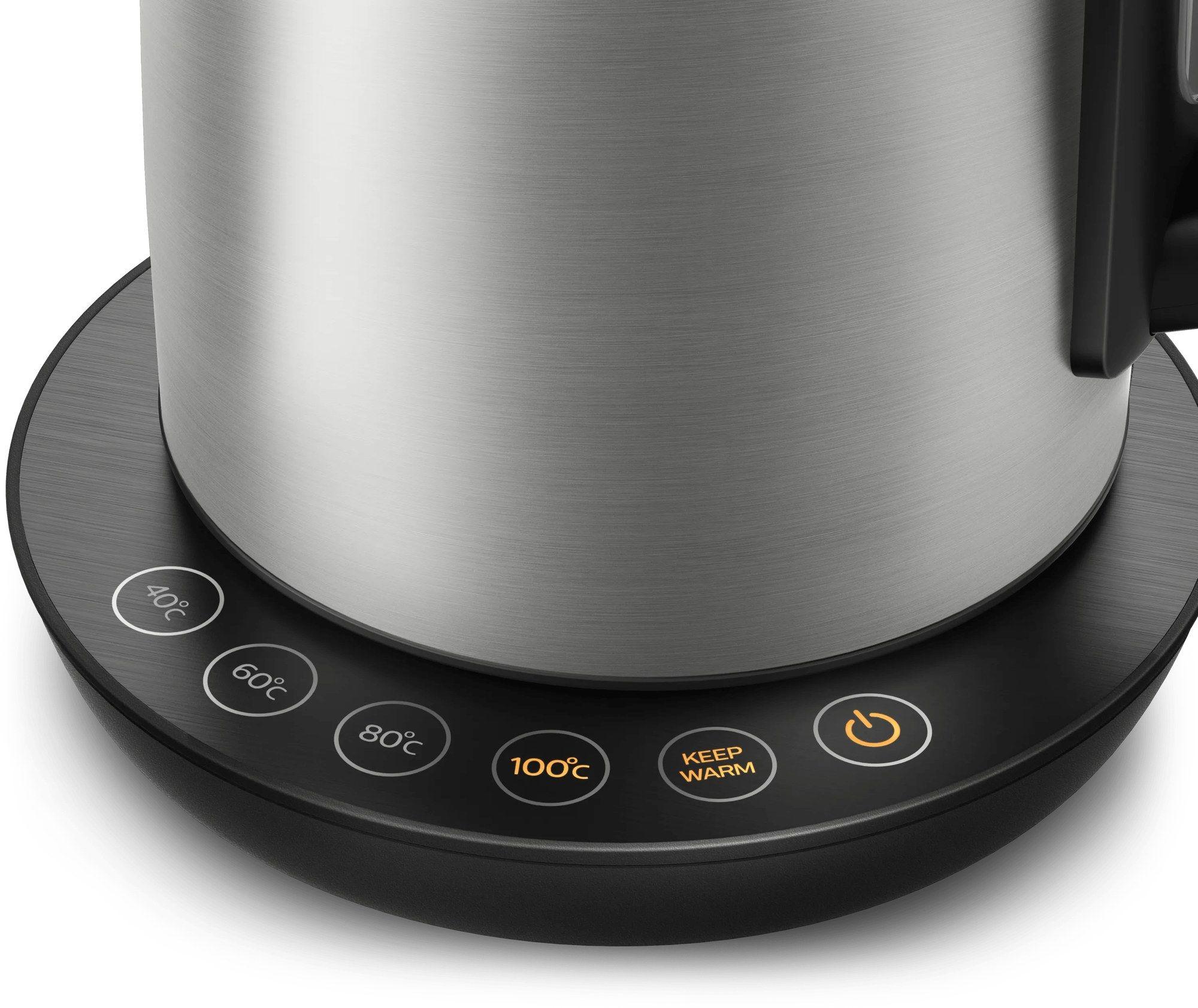 Jarro Elétrico PHILIPS Avance Collection HD9359/90 (2200 W - 1,7 l - Metal - Inox e Preto) — miniatura 5