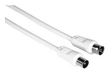 Cabo de Antena HAMA 00011900 (1,5 m - 75 Ω - Branco)
