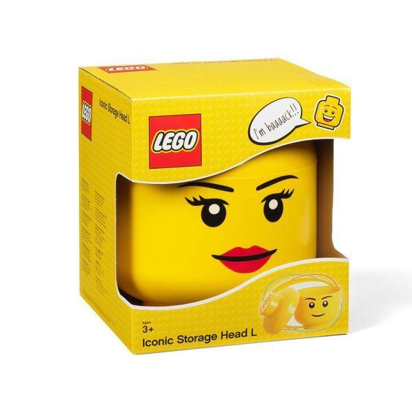 LEGO 5006147 Gear Cabeça de Arrumação - Grande, Rapariga, miniatura 2