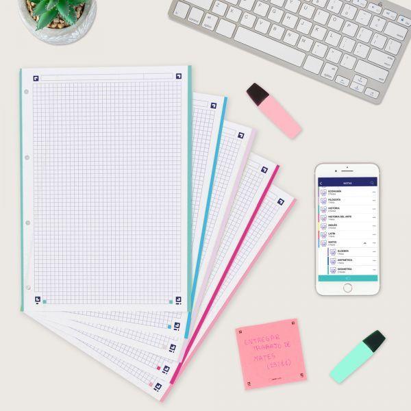 Recarga de Papel Quadriculado OXFORD Touch Dot (A4 - Cores pastel) — miniatura 3