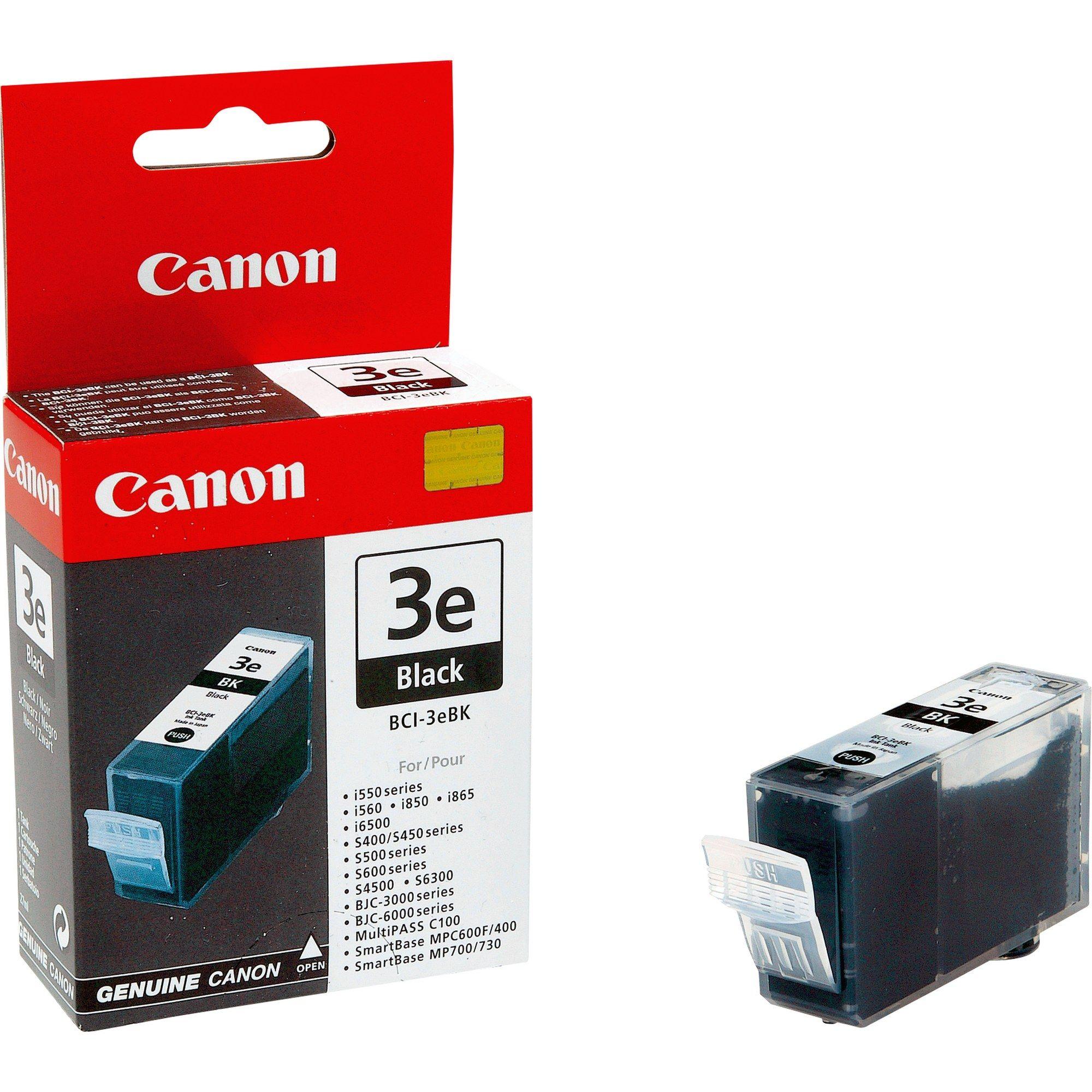 Tinteiro CANON BCI-3eBK (1500 páginas - Preto)
