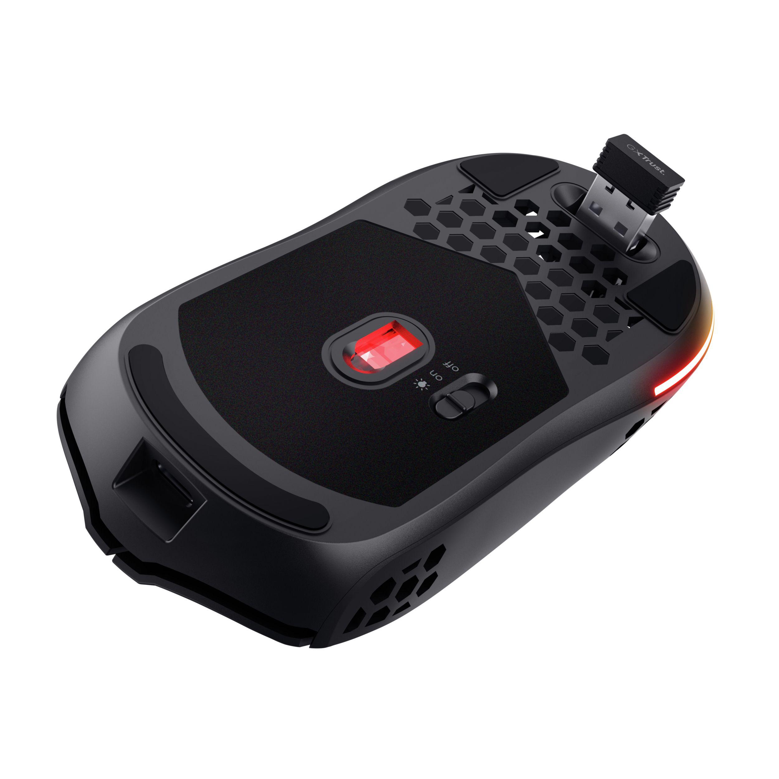 Rato TRUST GXT 929 Helox (Mão direita - 4800 DPI - Ótico - Preto), miniatura 4