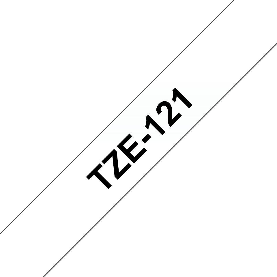 Fita de Etiquetas BROTHER TZe-121 (Transparente)