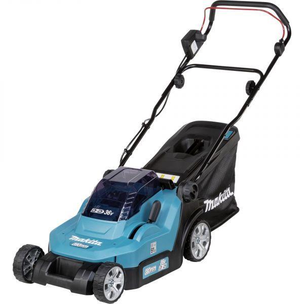 Corta-relva a Bateria MAKITA DLM382PT2 (2 x 18 V - 38 cm - Azul e Preto)