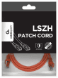 Cabo de Rede GEMBIRD PP6A-LSZHCU-R-2M (2 m - Cat6A - RJ-45 - Vermelho)