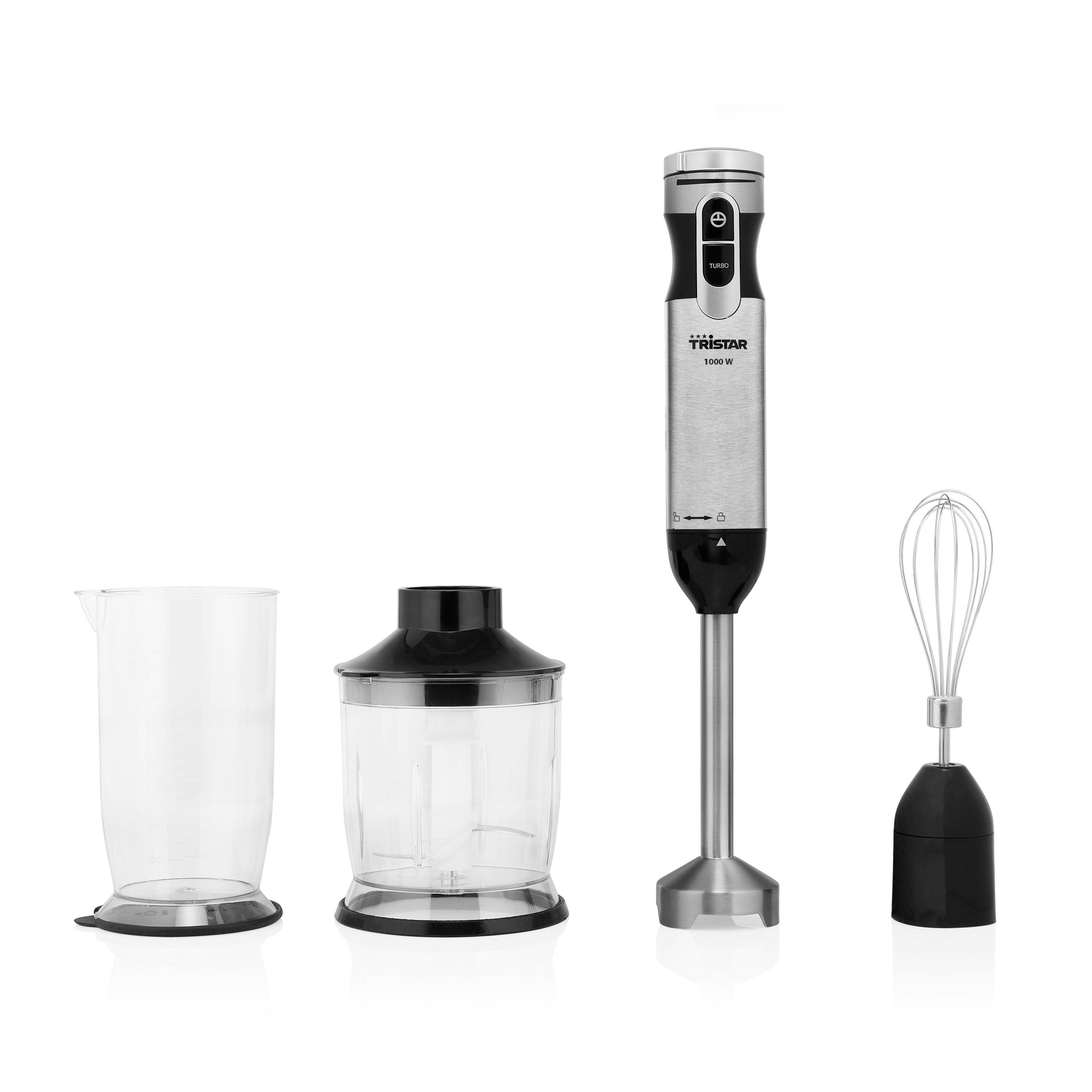 Varinha Mágica TRISTAR MX4829 (1000 W - Altura 263 mm (embalagem) - Preto e Aço Inoxidável)