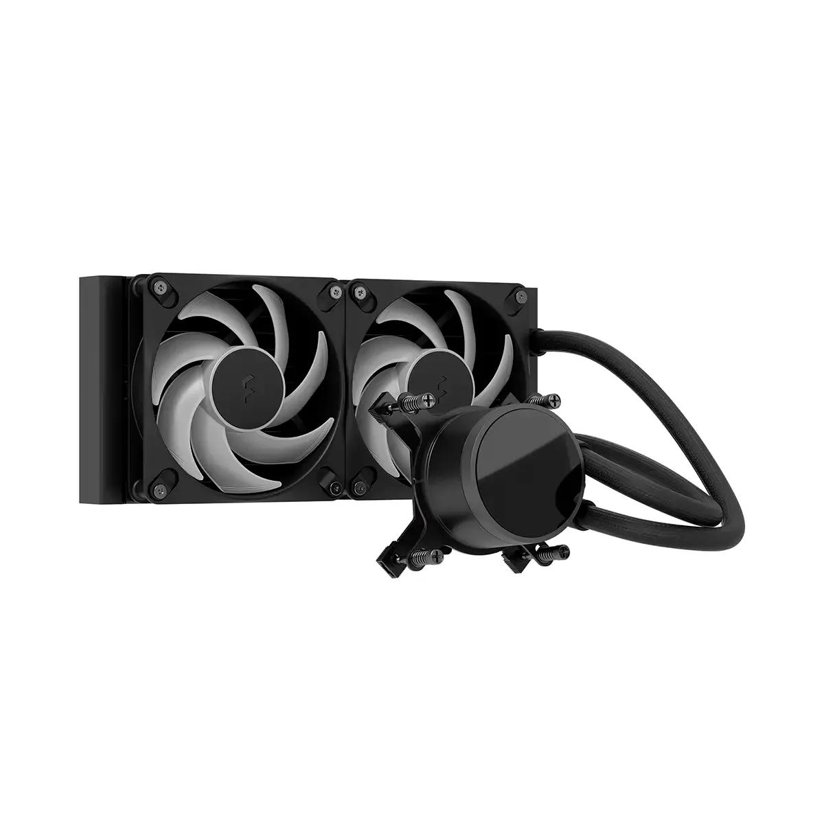 Cooler Líquido CPU FRACTAL DESIGN Radius 240 RGB (LGA 1200, AM5, AM4 - 120 mm - RGB - Preto), miniatura 2