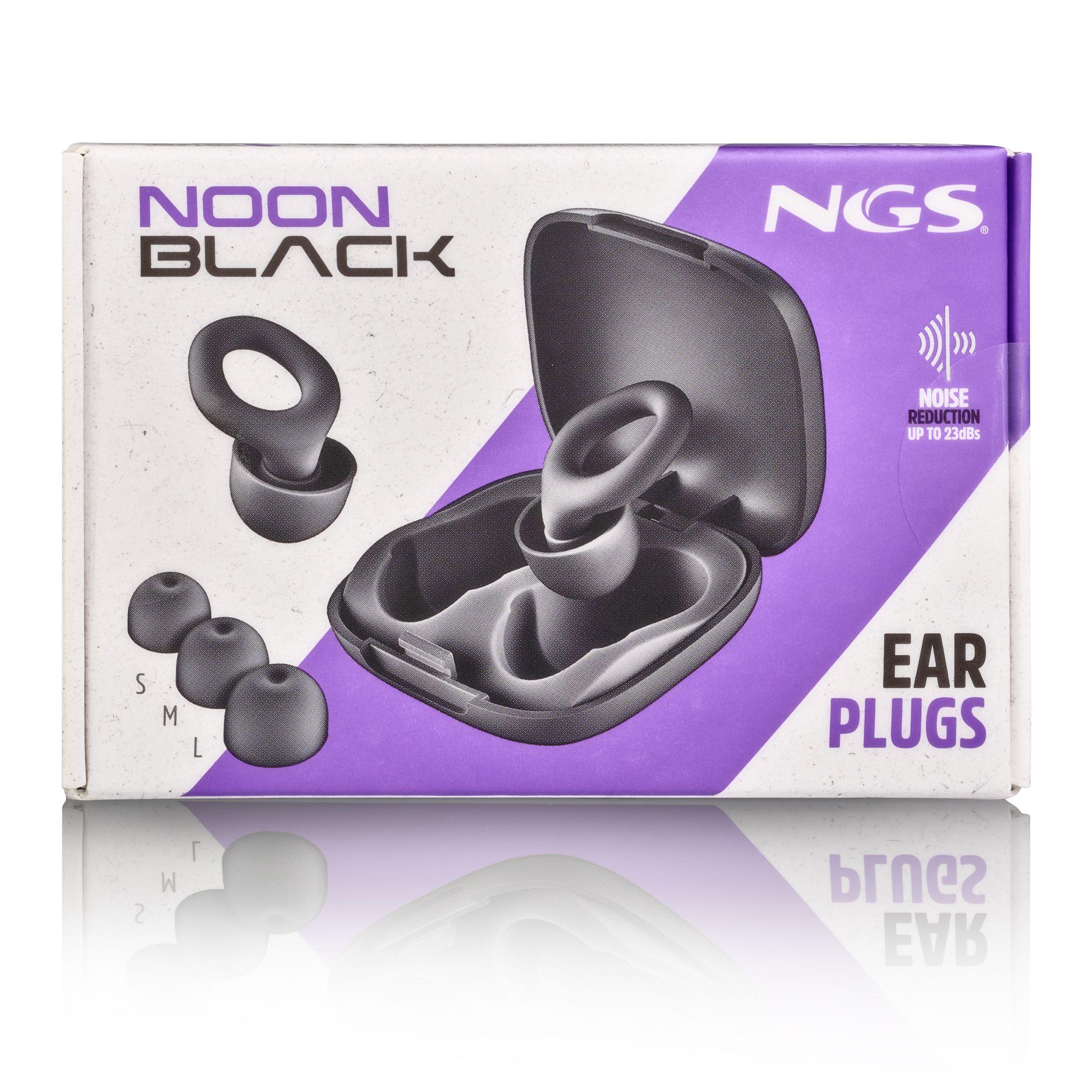 Tampões de Ouvido NGS NOON BLACK (Silicone - Preto), miniatura 14