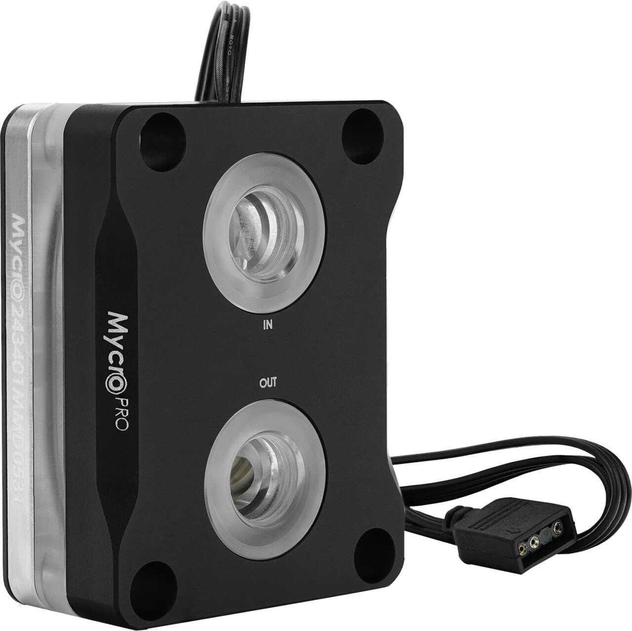 Dissipador Térmico THERMAL GRIZZLY Mycro Direct-Die Pro RGB V1 (Intel 1851 - RGB - Preto/Transparente)
