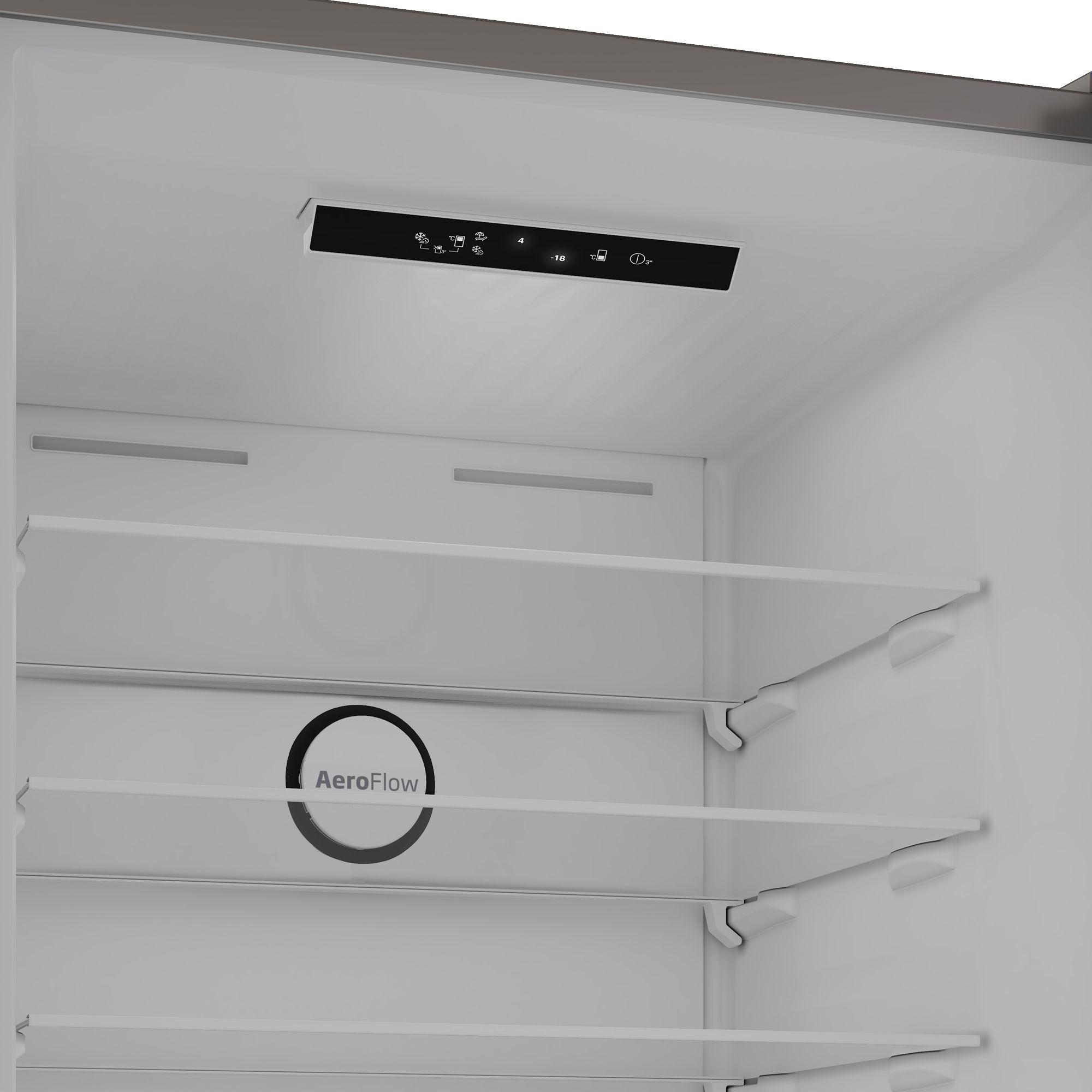 Frigorífico Combinado Independente BEKO B3RCNE564HG (490 L - 192x70x74,5 cm - 70 cm - Cinzento) — miniatura 5