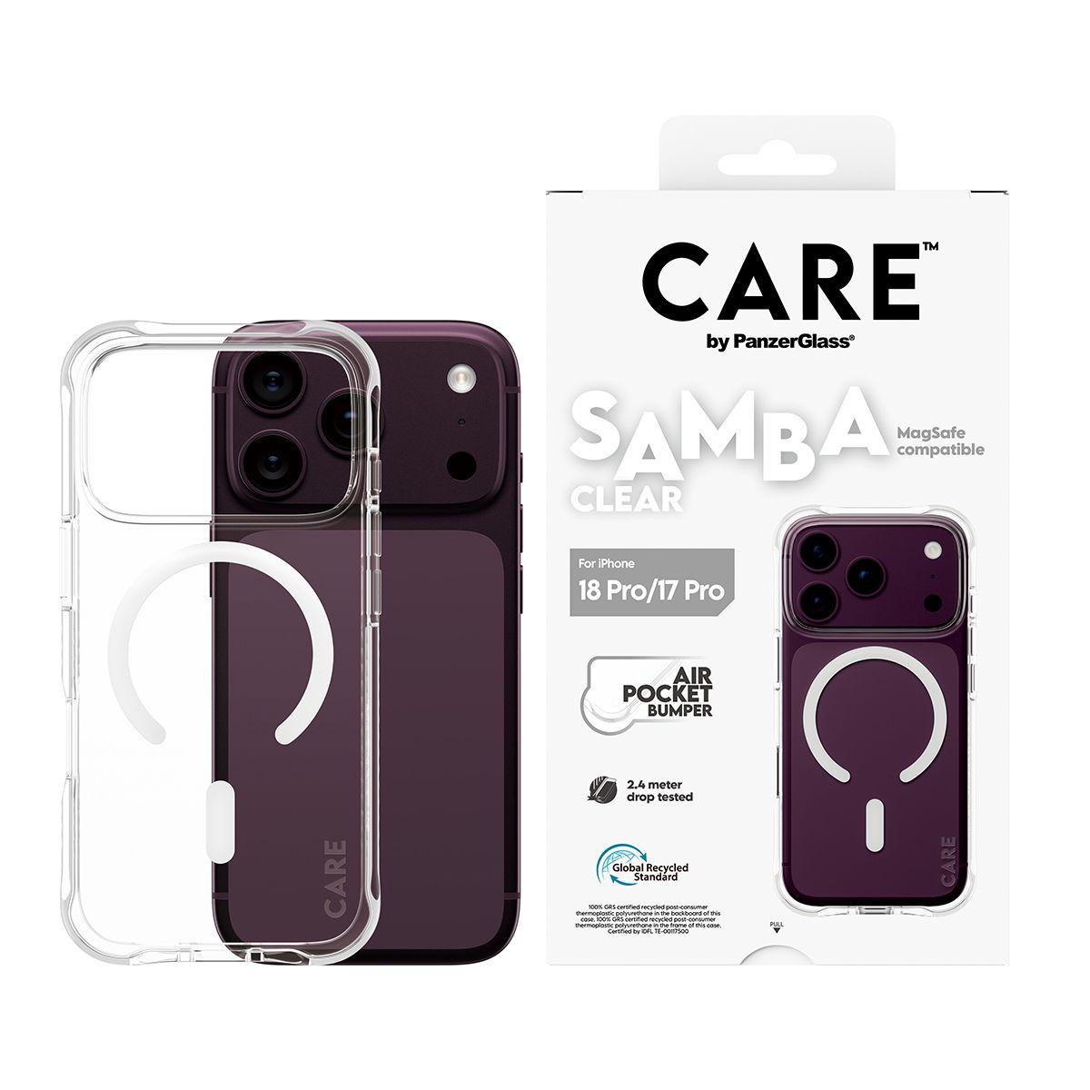 Capa PANZERGLASS CARE Samba Case iP17/18 Pro (Transparente), miniatura 2