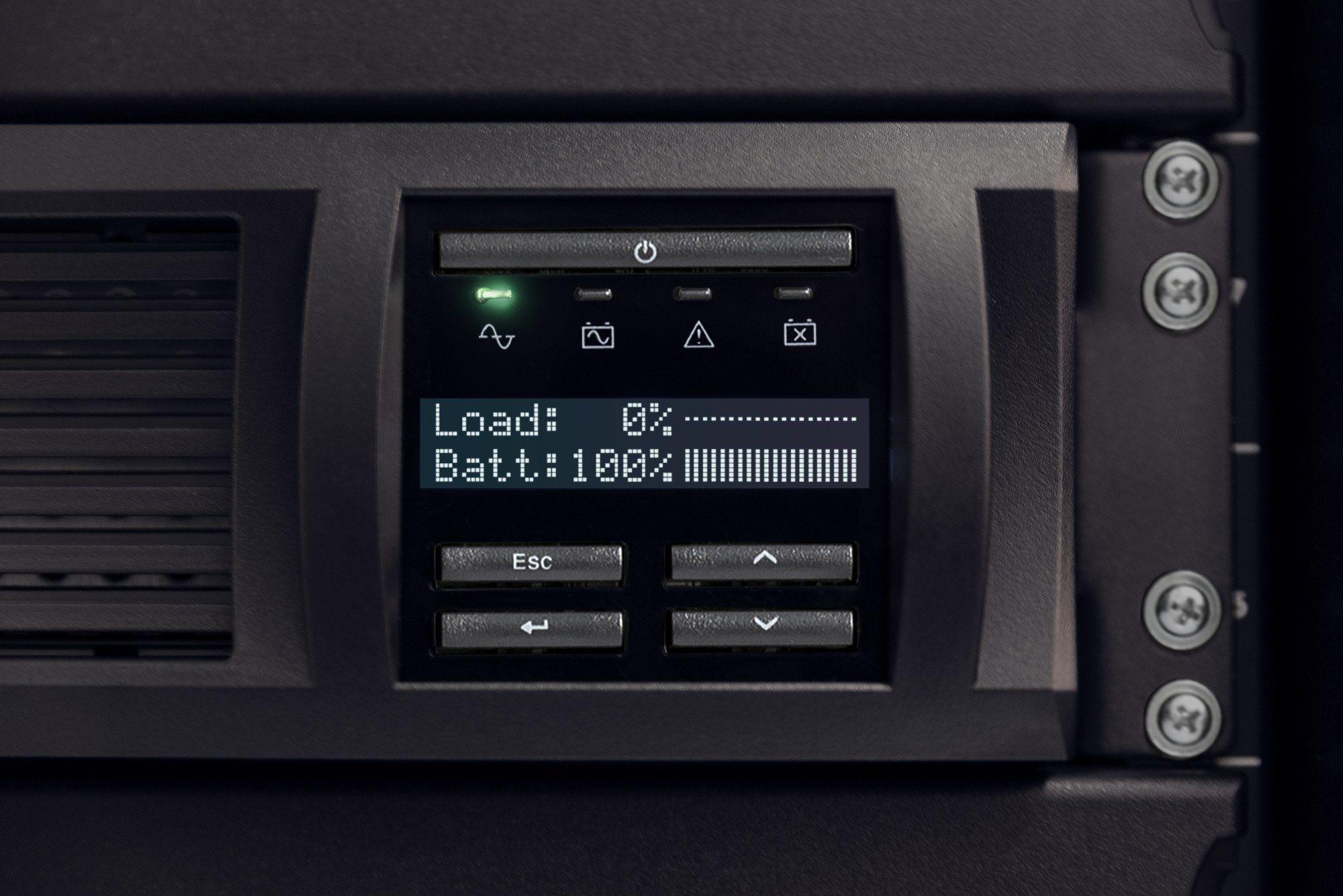 UPS APC SMT1500RMI2UC (RS-232, Cabo USB - IEC C13 e ligações IEC - Preto), miniatura 6