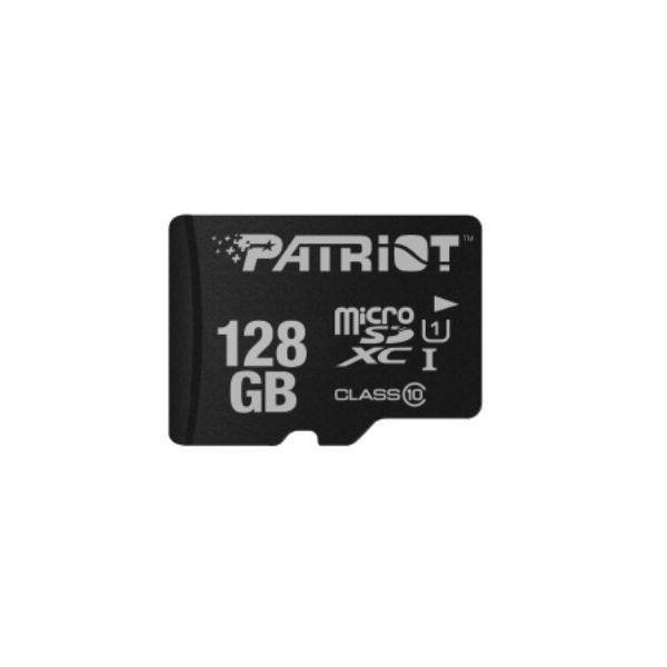 Cartão de Memória PATRIOT LX Series PSF128GMDC10 (128GB - Classe 10 - 80 MB/s - Preto)