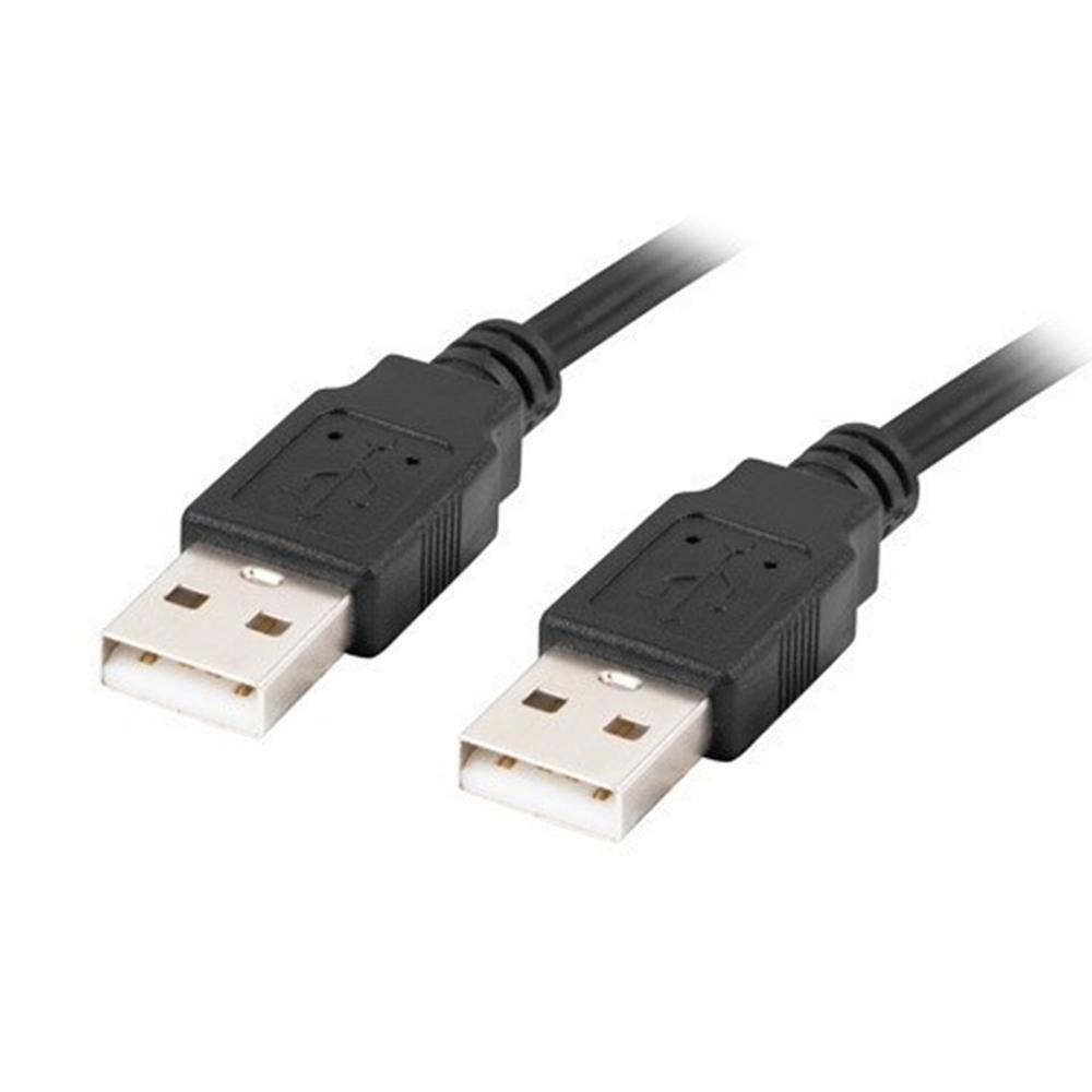 Cabo USB LANBERG CA-USBA-20CU-0010-BK (1 m - USB A - Preto)