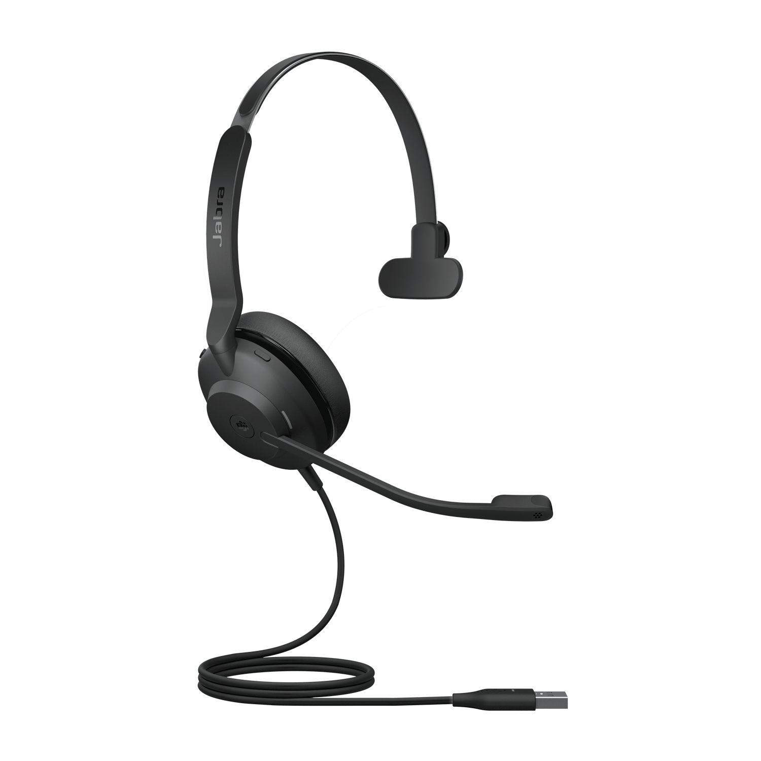 Headset Mono JABRA Evolve2 30 SE MS Mono (Monofónico - Com fios - Supra-aural - Preto)