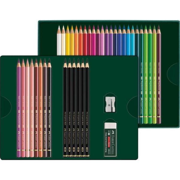 Conjunto de Lápis de Cor e Grafite FABER-CASTELL FC-210053 (Adulto - Multicor), miniatura 3