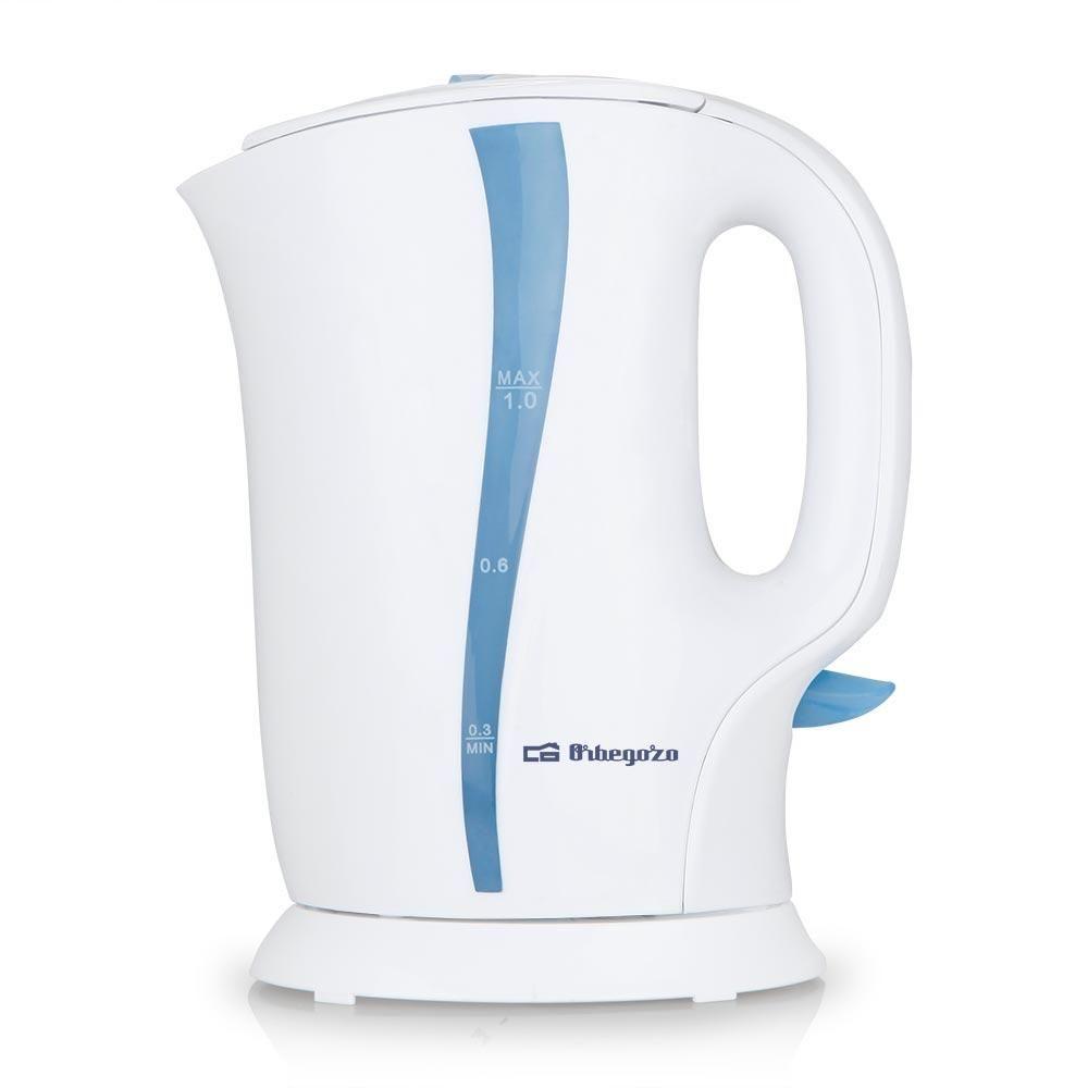 Jarro Elétrico ORBEGOZO KT 5002 (900 W - 1 litro - Plástico - Azul e Branco) — miniatura 2