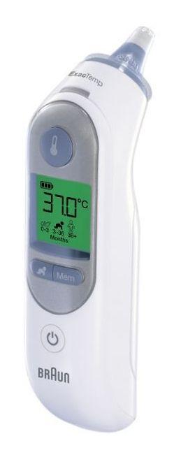 Termómetro de Ouvido BRAUN ThermoScan 7 IRT6520 (Branco)