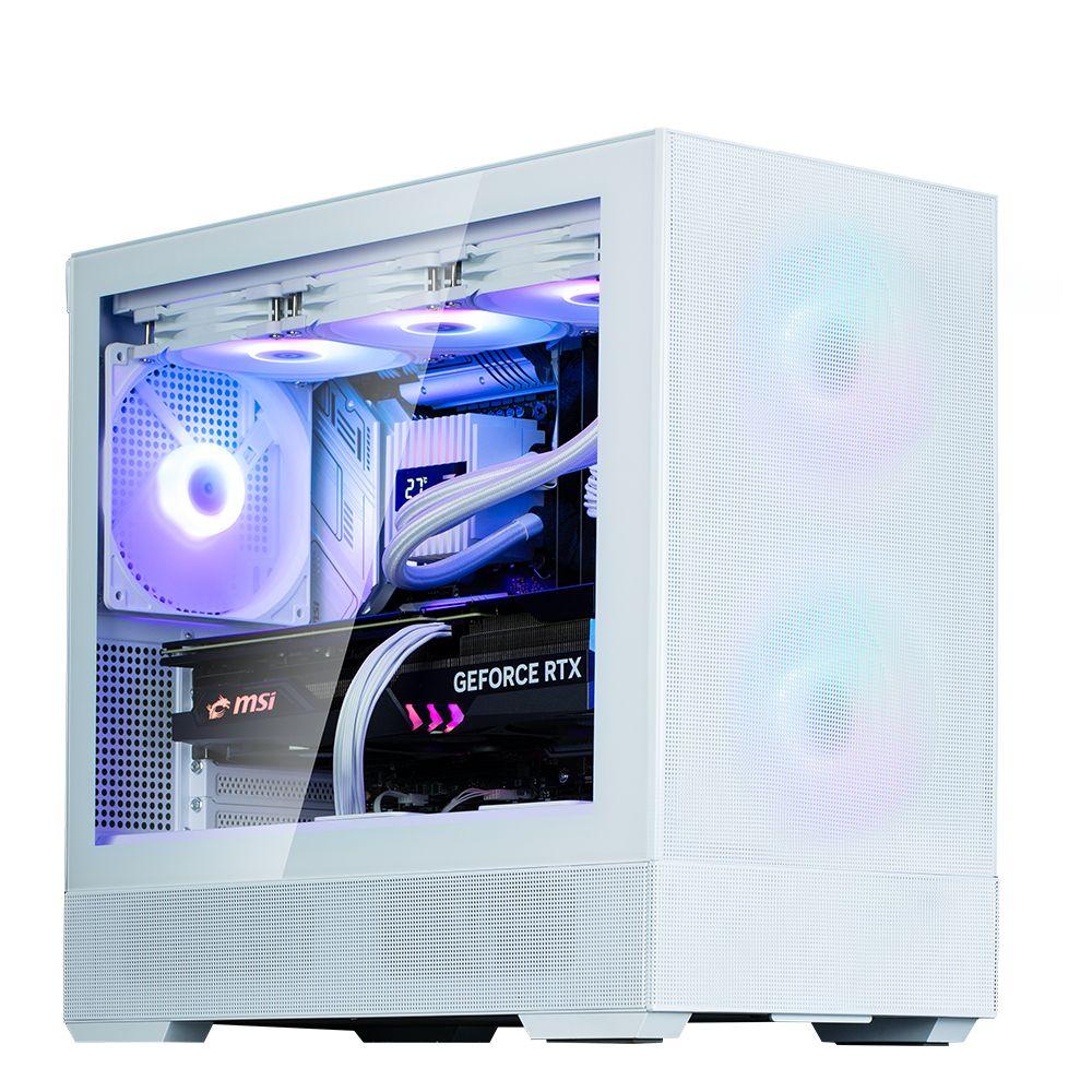 Caixa Micro-ATX ZALMAN P30 Air (Micro ATX, Mini-ITX - Mini Tower - Plástico, aço, vidro temperado - Branco) — miniatura 5