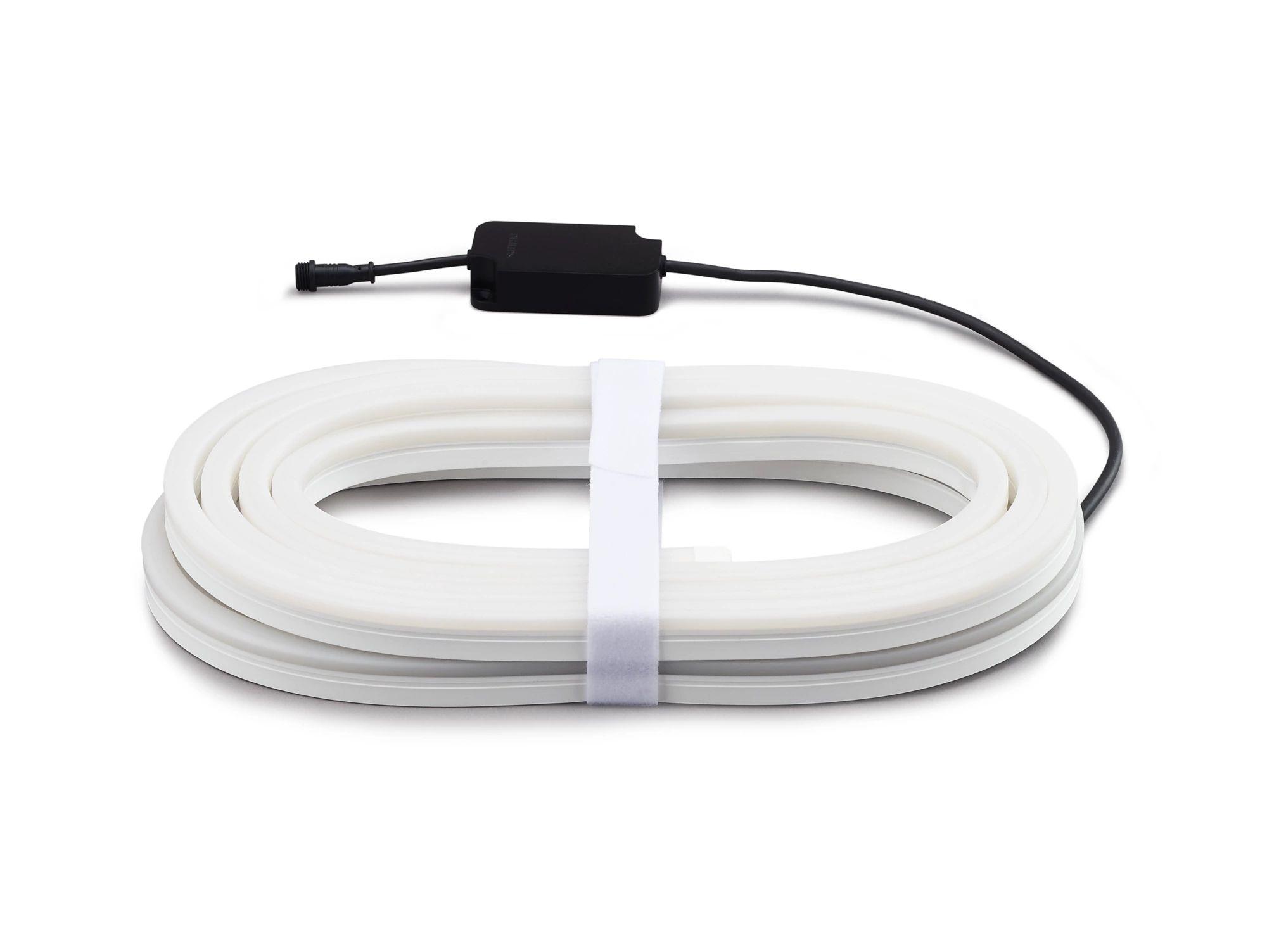 Fita LED Exterior PHILIPS Hue White & Color Ambiance Outdoor Lightstrip (Silicone - Branco) — miniatura 2