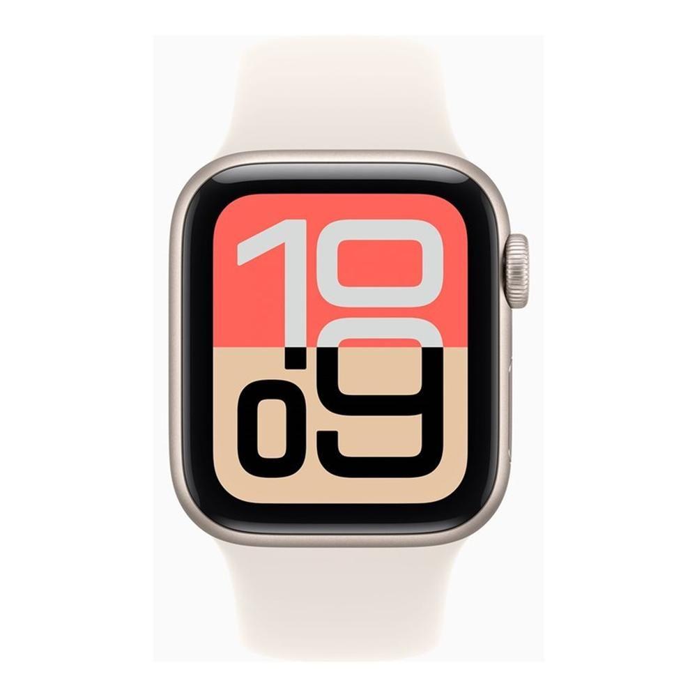 Smartwatch APPLE Watch SE 3 (Retangular - watchOS 26 - Apple S10 - Luz das Estrelas)