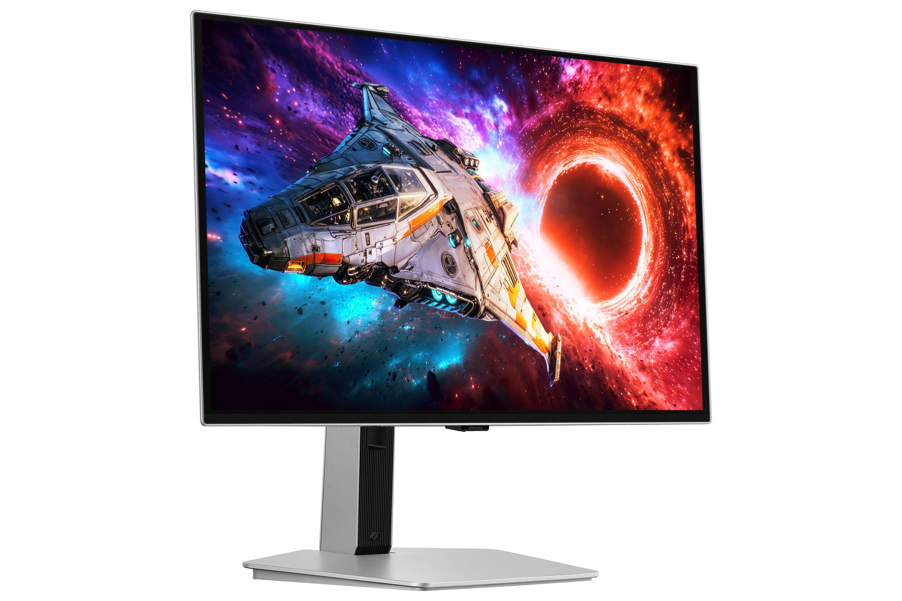 Monitor SAMSUNG Odyssey G80SH (27" - OLED - 240 Hz - Prateado) — miniatura 4