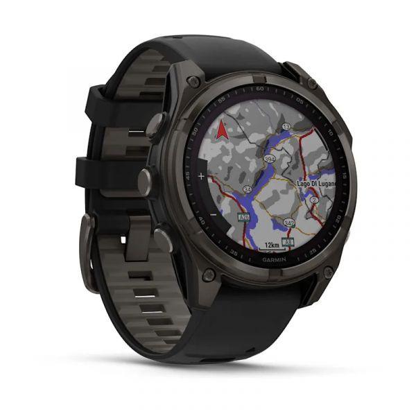 Smartwatch GARMIN Fenix 8 47 mm Solar Sapphire (Redondo - Android, iOS - Digital, a cores e tátil - Preto) — miniatura 3