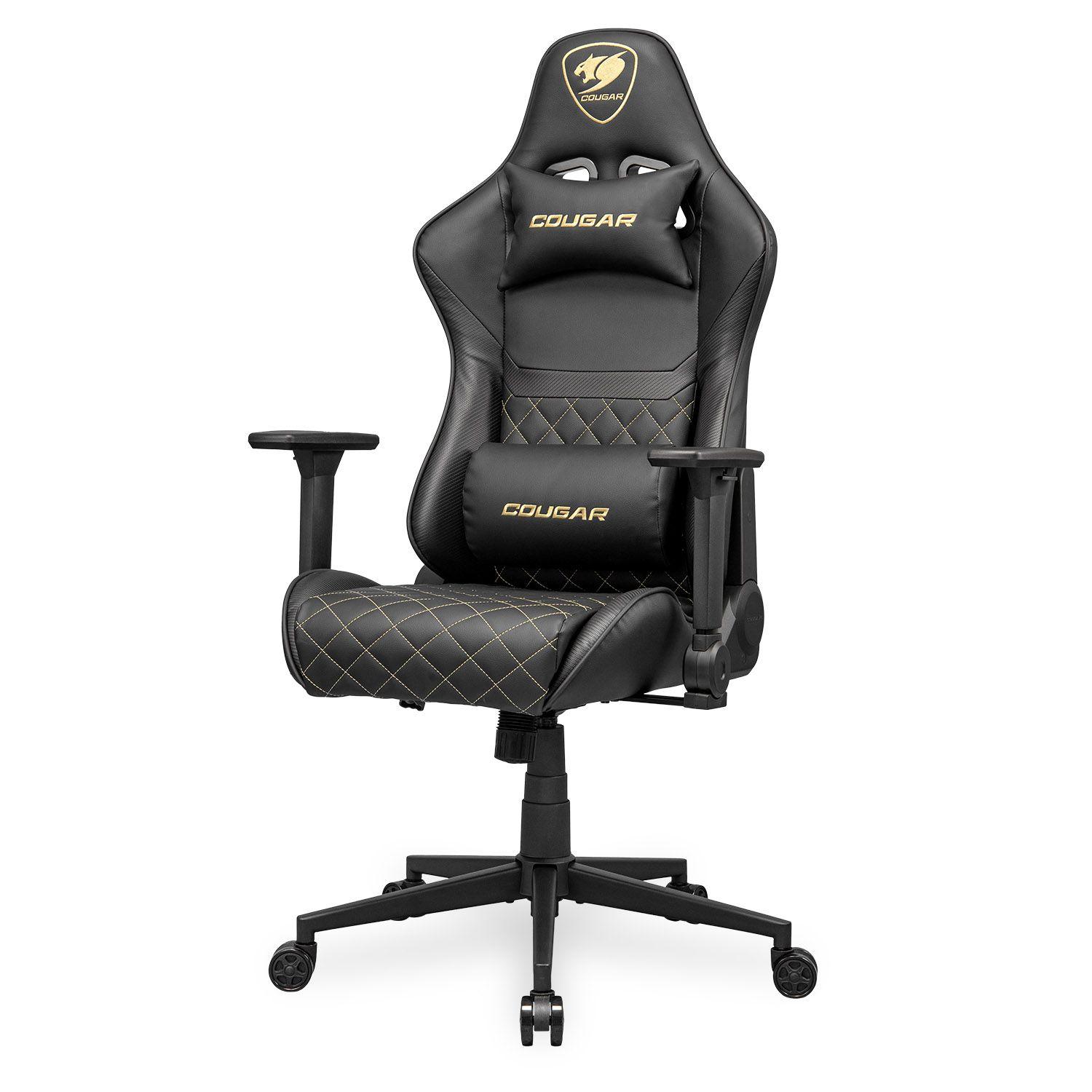 Cadeira Gaming COUGAR Armor One V2 (120 kg - 8 cm - 90–155° - Preto/Dourado), miniatura 3