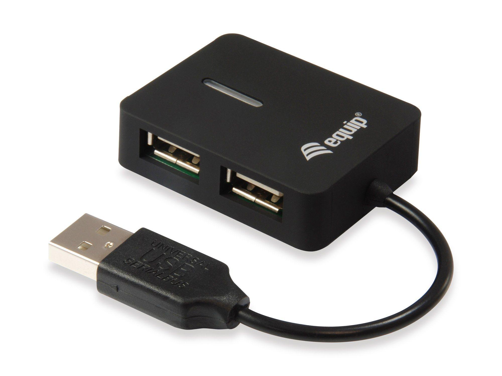 Hub USB EQUIP Life Travel 128952 (Preto) — miniatura 6