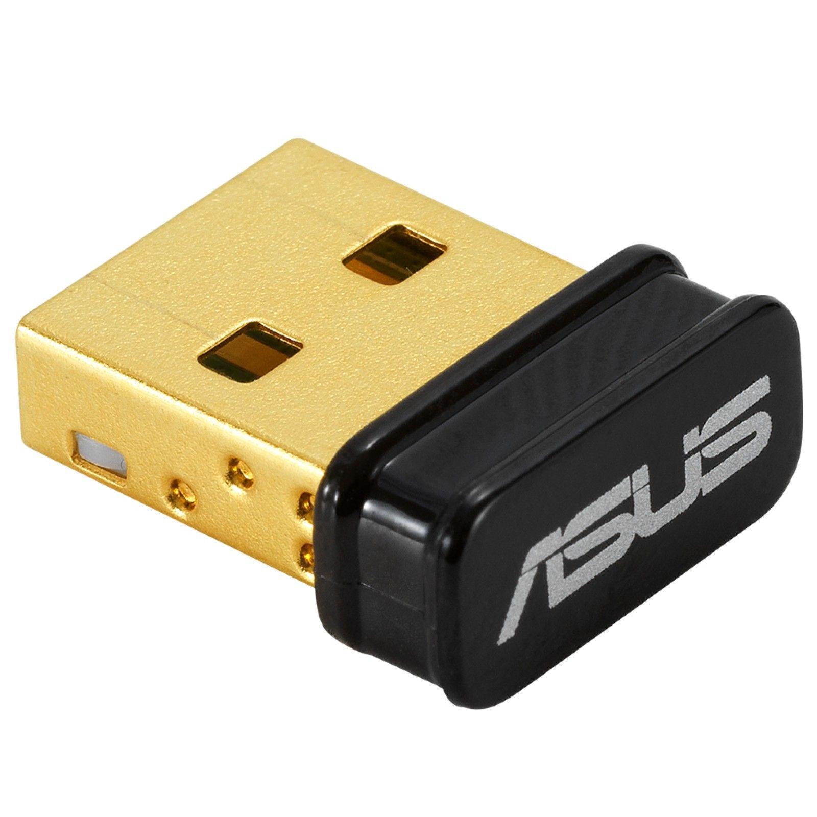 Adaptador USB ASUS USB-BT500 Nano (USB - 3 MB/s - Preto e Dourado)