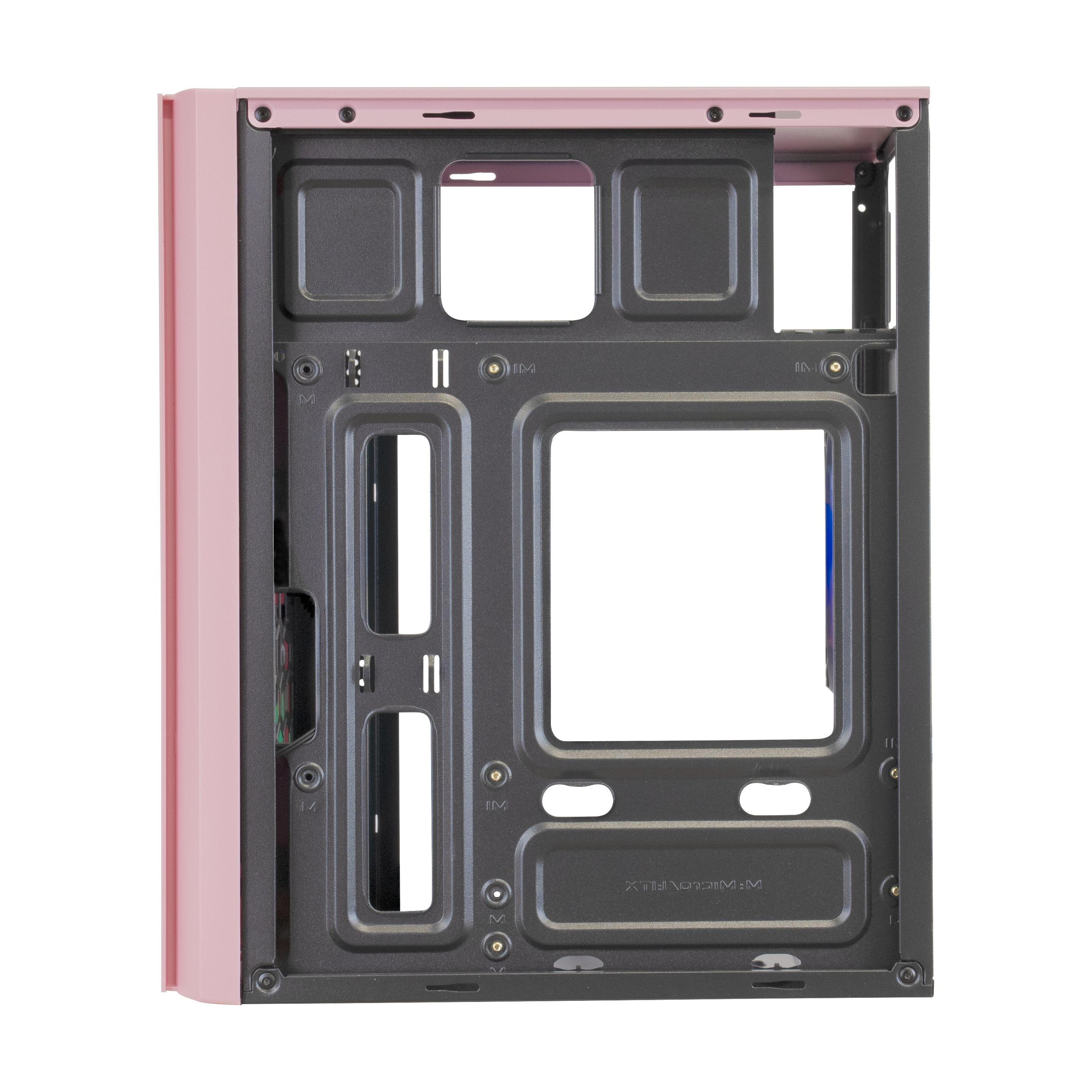 Caixa PC MARS GAMING MC300P (micro ATX, Mini-ITX - Mini Tower - Micro-ATX, Mini-ITX - Rosa), miniatura 6