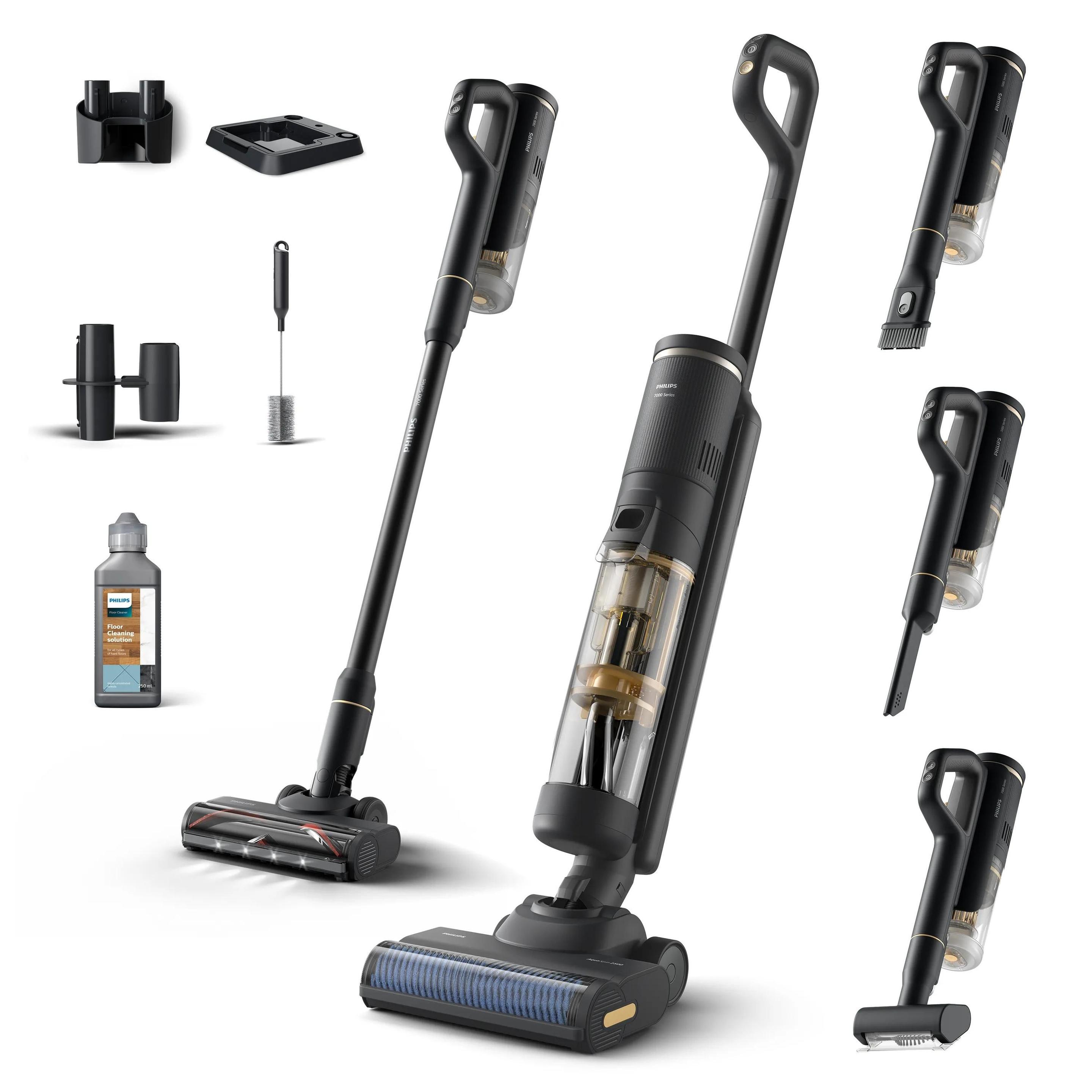 Aspirador Vertical 3 em 1 PHILIPS XW7264/11 (Altura 116 cm - Preto)